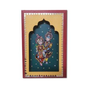 Hand painted Radha Krishna