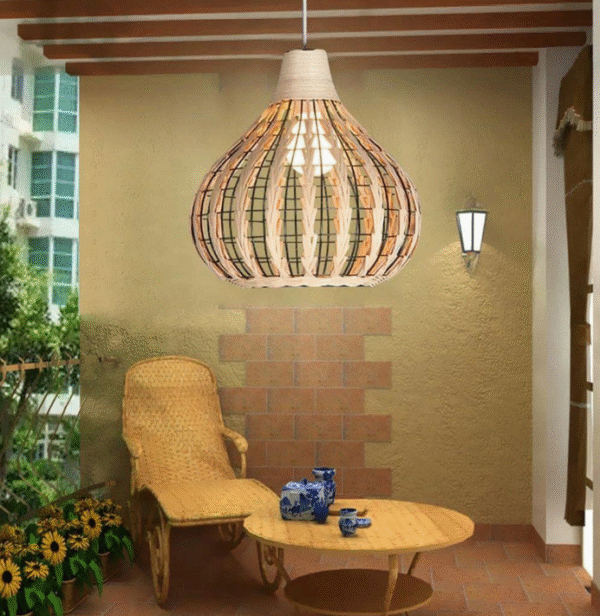 Palm Leaf Lamp Shade