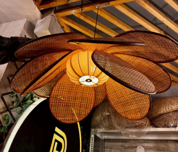 Rattan Fabric Lamp Shade