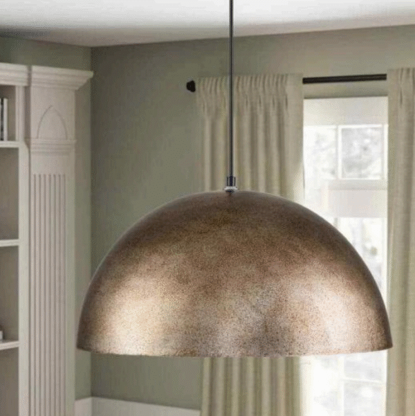 Light Antique Brass Pendant