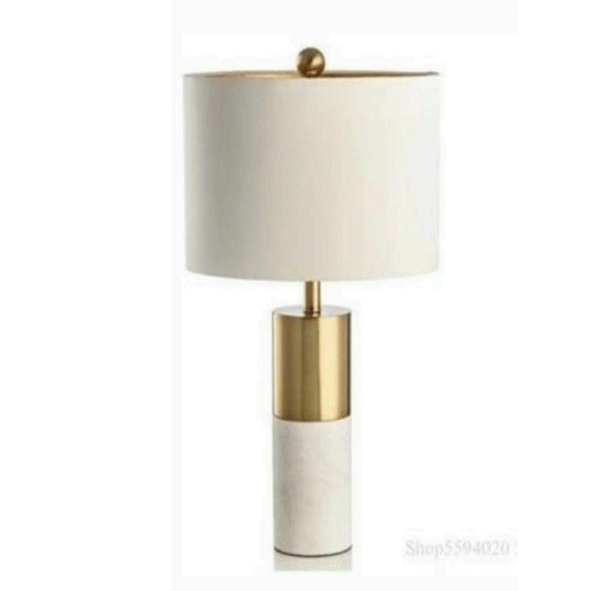 Marble Base with MS Brass plated TopNotch Finish. Wired connection