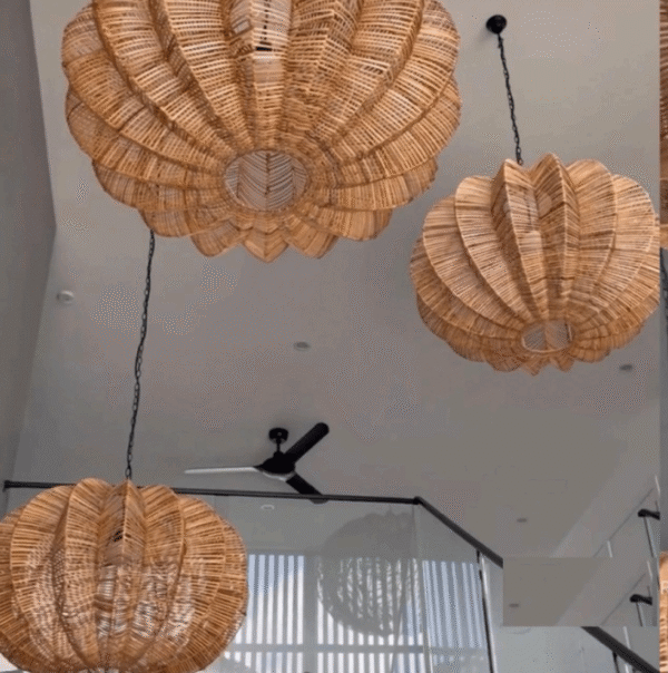 Natural Rattan pendant lamp