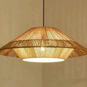 Jute pendant lamp