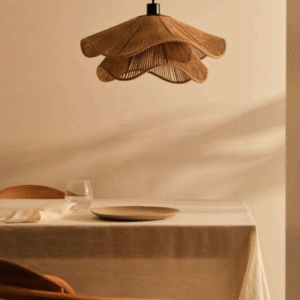 Jute pendant lamp